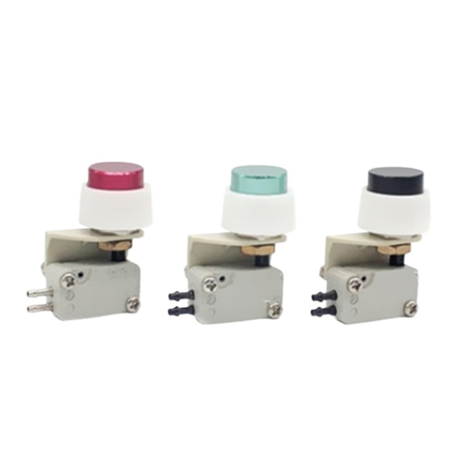 Válvula neumática VM1000 de botón pulsador VM1100-4N-32G verde para automatización