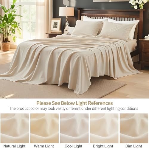 FALUCA Linen Cotton Sheet Set - Thumbnail 2