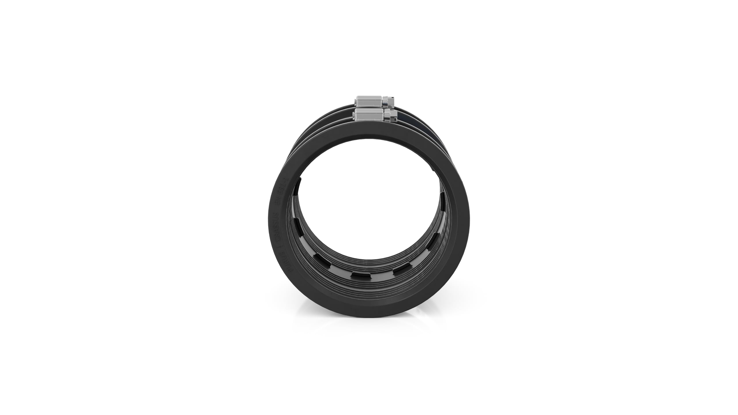 Crassus Adaptateur de tuyau CDC 100 type 1 avec lèvre intérieure, TPE/V2A, 1 pièce, 100-116 mm, CRA11018