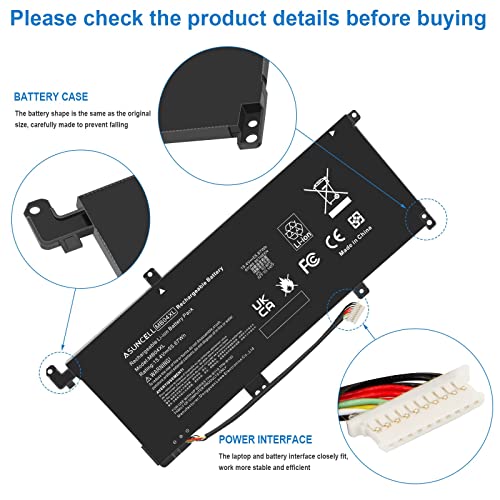 Image of ASUNCELL MB04XL Battery for HP Envy X360 M6-AQ105DX M6-AQ103DX M6-AQ005DX M6-AQ003DX M6-AR004DX 15-AQ273CL 15-AQ100NX 15-AQ267CL 15-AQ015NR 15-AQ173CL 15T-AQ100 15T-AQ200 844204-850 843538-541,55.67Wh