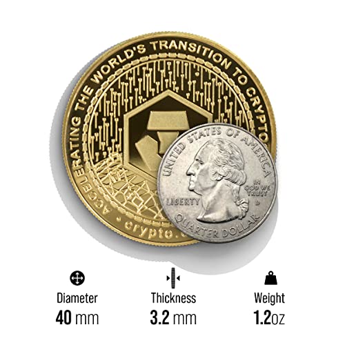 | Crypto.com (CRO) Physical Crypto Coin | Commemorative Cryptocurrency You Can HODL - Image 4