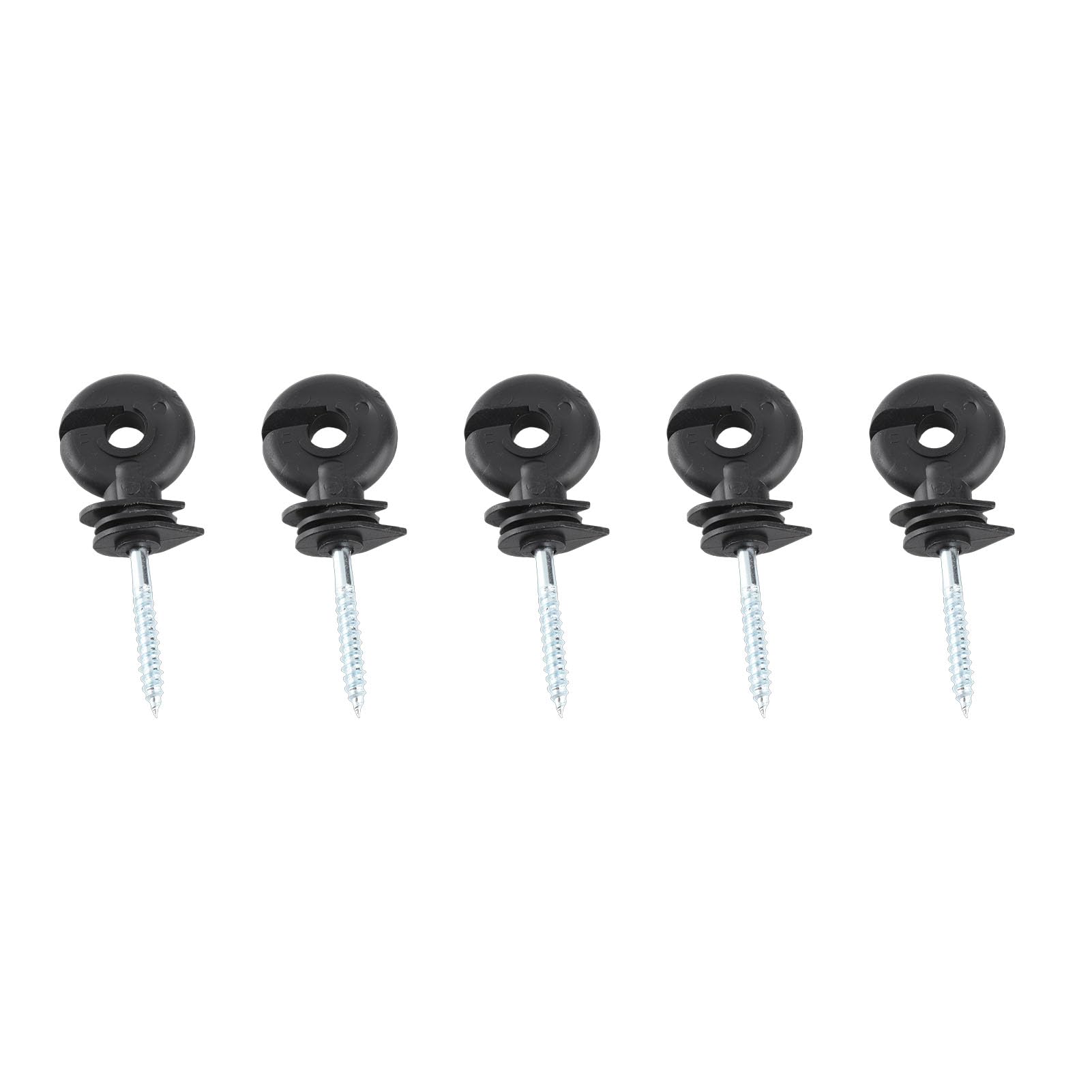 Kikumi 25 * 21 * 7 100 Pz Breve Anello di Vite Isolante Prato Elettrico Recinto Post Recinto Elettrico 25 * 21 * 7
