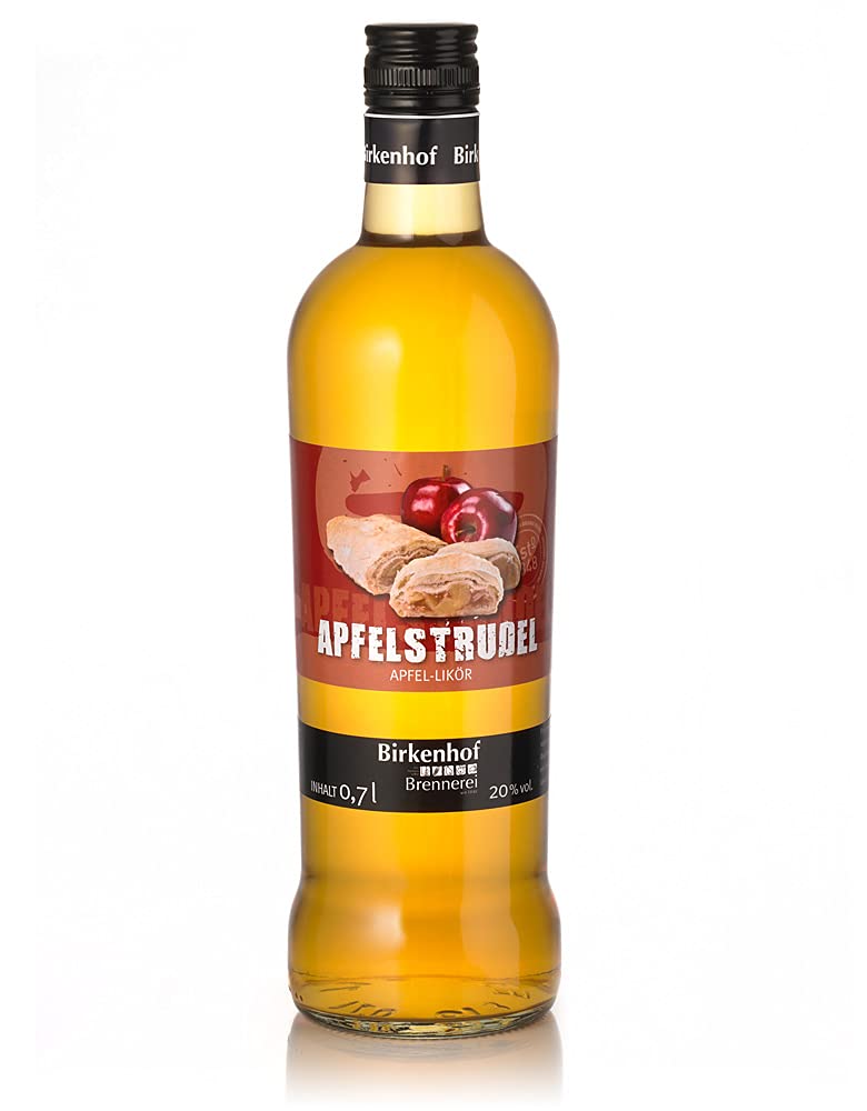 BIRKENHOF Brennerei | Apfelstrudellikör | (1 x 0,7l ) - 20 % vol.