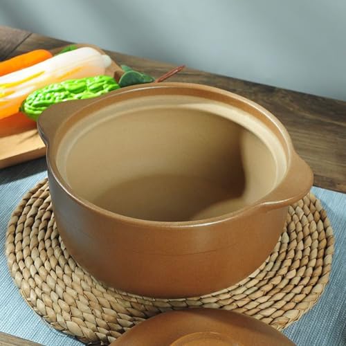 Olla de arcilla resistente al calor con esmalte cerámico para hornear 5