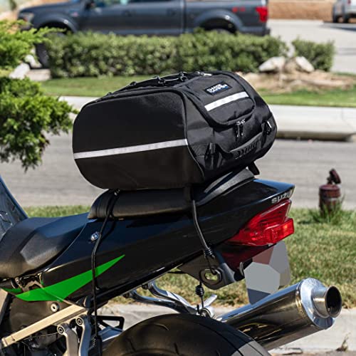 Chase Harper Usa 4000 Aeropac Tail Trunk - Water-Resistant, Tear-Resistant, Industrial Grade Ballistic Nylon With Adjustable Bungee Mounting System For Universal Fit #TOP1