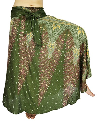 Lovely Creations Women Long Bohemian Maxi Skirts Midi Dress US Size 0-163