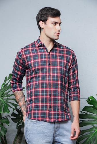 Image of Lymio Men's Solid Regular Fit Shirt
