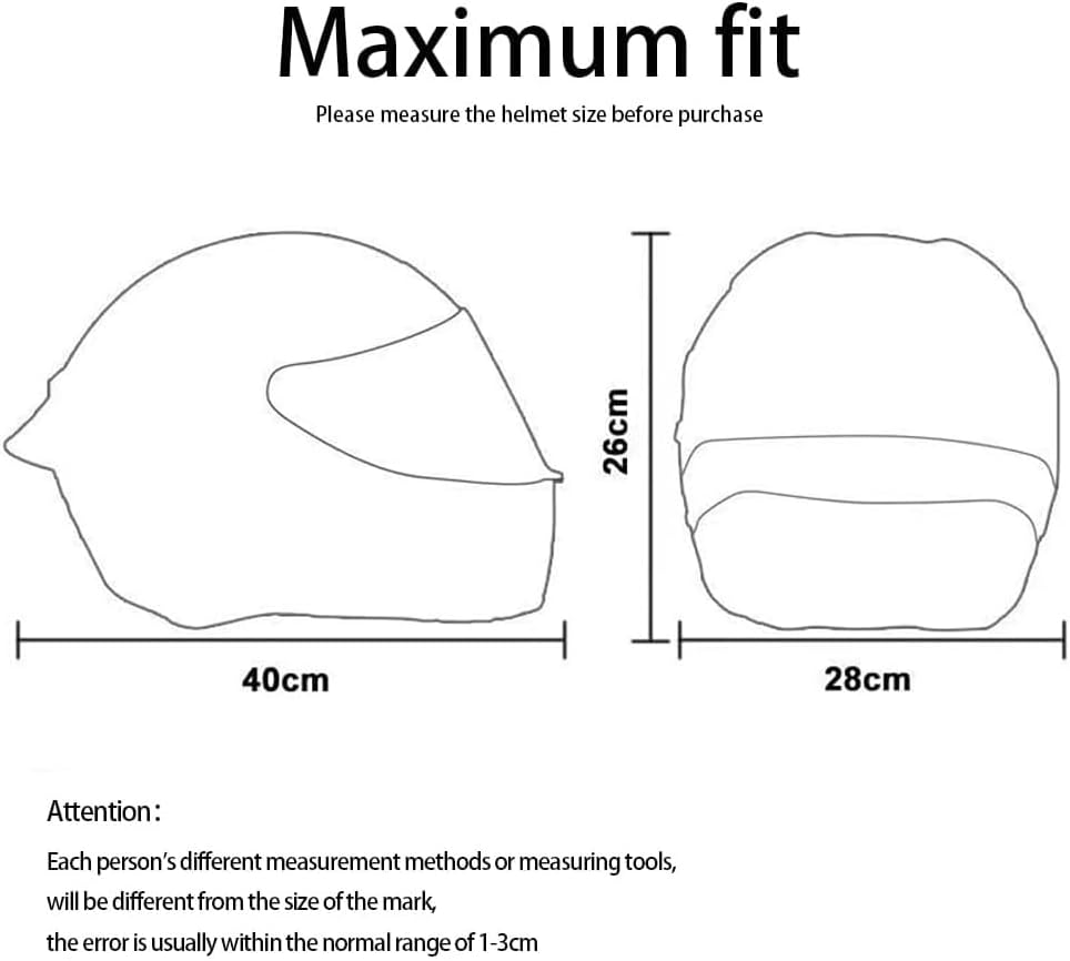 GeRRiT Helmet Cover for Motorcycle Helmet, Fun Rides and Gifts,Gifts (Nine Tails), Large, ZY-0008