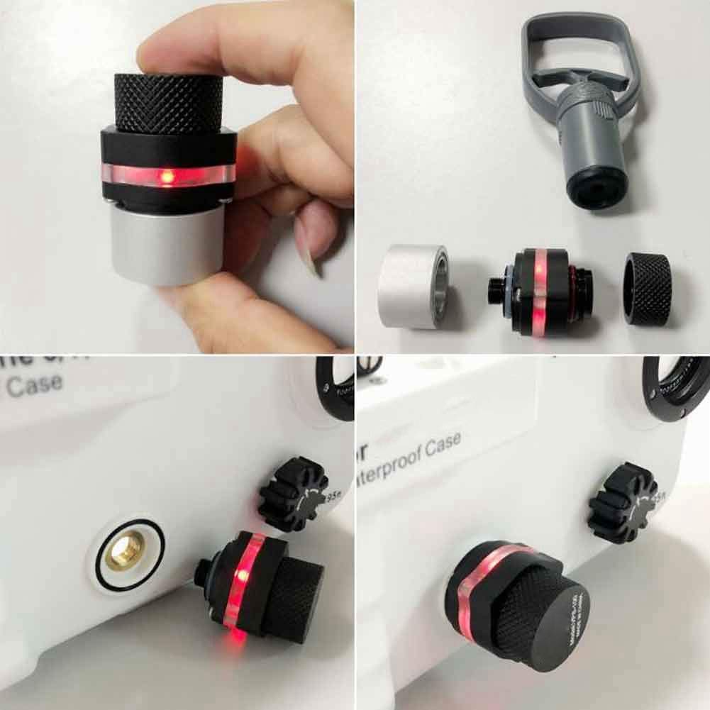 Haofy Bomba de Vacío Impermeable VPS-100 para Pruebas de Fotografía Subacuática Diseño Ligero y Duradero