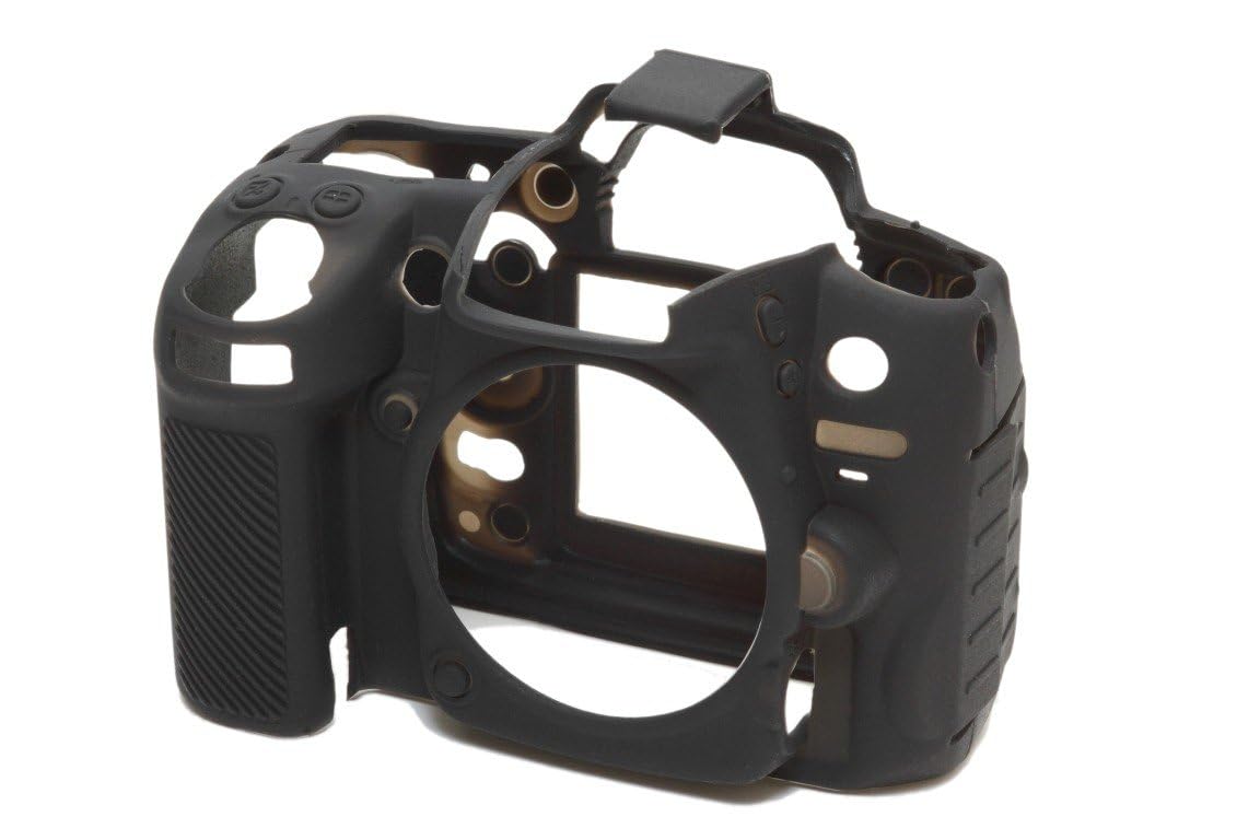 Camera Silicone Body Protective Camera Case Cover Compatible with Nikon D7000 Black-image-34