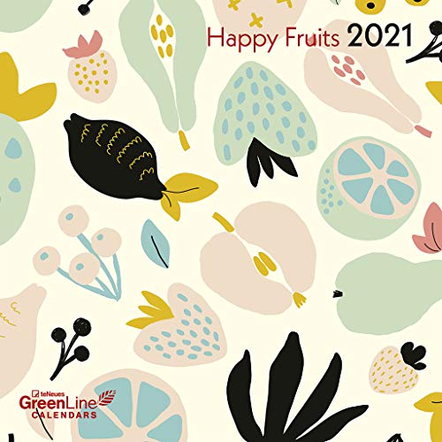 Happy Fruits 2021 GreenLine Grid Calendar