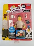 The Simpsons - 2002 - Playmates - Series 2 - Brad Goodman Figure - Albert Brooks Voiced - w/ Accessories - Intelli-tronic Voice Activation - Out of Production - Limited Edition - Collectible