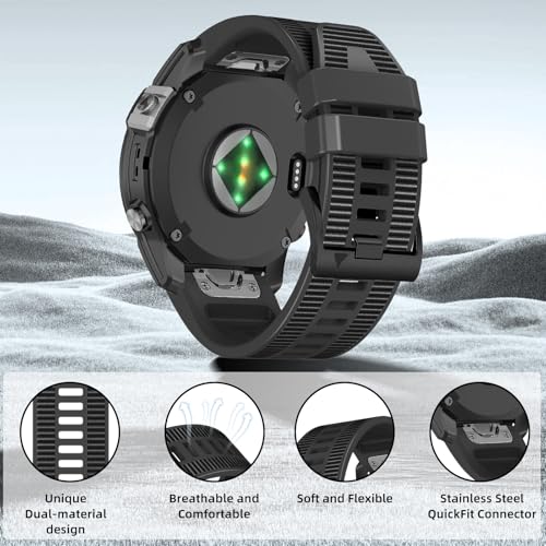 Correa Quickfit 22mm compatible Garmin Fenix 8 y otros miniatura 2