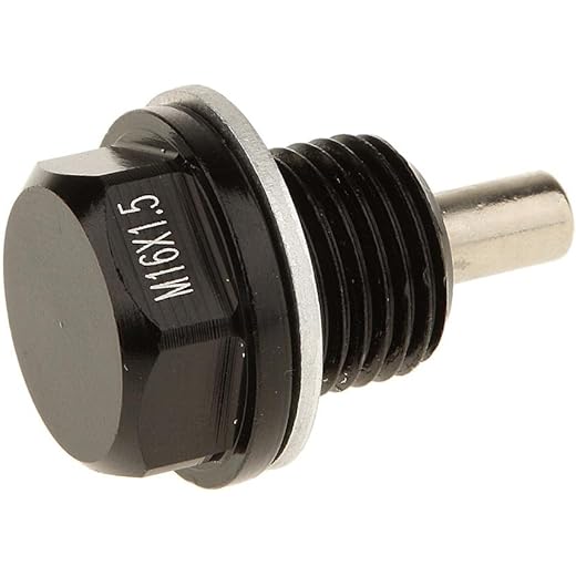M16X1.5 Magnetic Oil Drain Plug Black