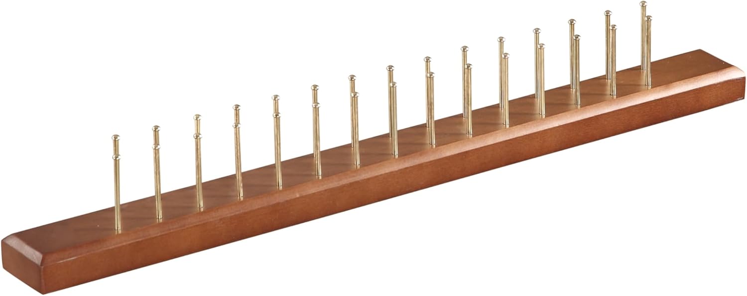 Proman Products HG16178 Home Essential tie Hanger, Walnut