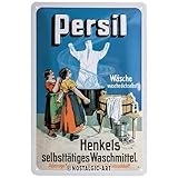 blechschild persil MADE IN GERMANY: hochwertige Qualität, aus extra starkem Stahlblech, in Deutschland gefertigt