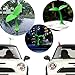 Car Sprout Topper 3D Cute Car Sticker Decal，Waterproof Moving Grass Bean Sprout Green Leaf Dances in Wind, Spot Your Car, Also for Mailbox,Garden, Home, Dog House Decoration