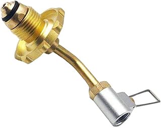 BESPORTBLE Válvula De Enchimento De Tanque Adaptador De Tanque De Propano Tanque De Gás Portátil Lata De Gás Adaptador De Recarga De Gás Profissional Adaptador De Enchimento De Propano