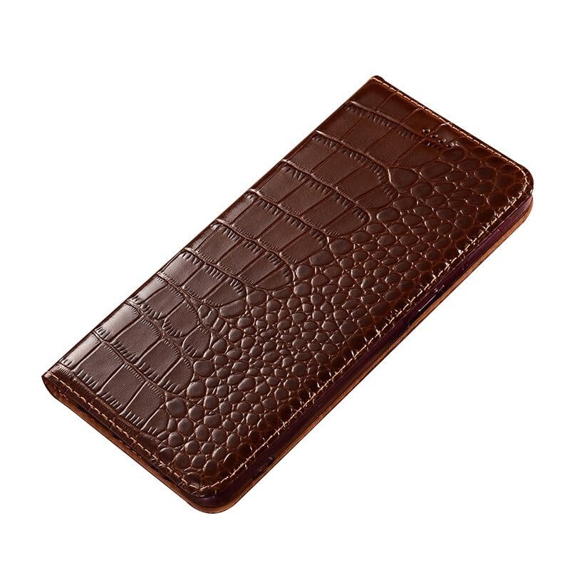 Étui rouge pour Samsung Galaxy S20 Ultra protection cuir véritable croco pour le quotidien