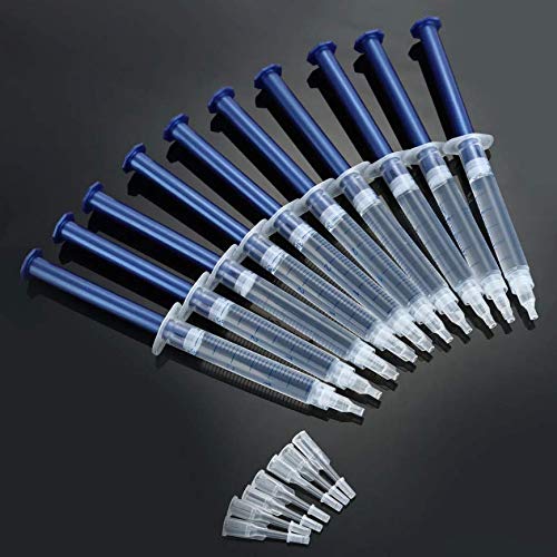 Teeth Whitening Kit (10) Gels (2) Trays (1) Blue White Led Light Whiten Teeth at Home Easy to Use Brighter Smile Fast Results
