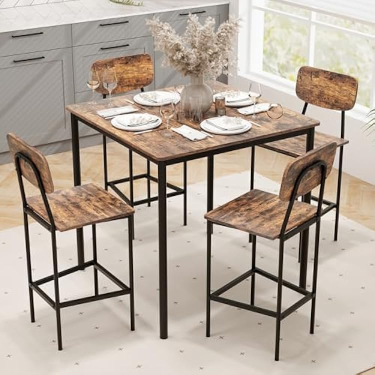 Kitchen Table Harbour Housewares Seater Compact Dining Set Space