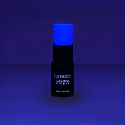 Vista 25 de CCbeauty Barra de pintura facial amarilla, kit de pintura facial, base de maquillaje SFX de cobertura completa, pintura corporal profesional