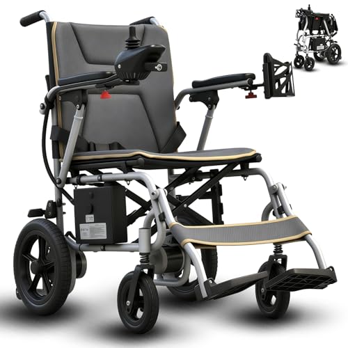 ROBTWOK Ultralight Foldable Power Wheelchair