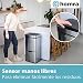 Homra - Nexo, cubo de basura con 3 compartimentos, para reciclar, 72...