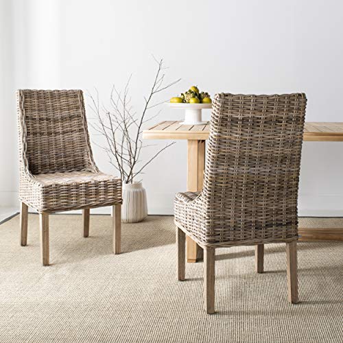 SAFAVIEH-Home-Collection-Suncoast-Brown-Dining-Chair SAFAVIEH Home Collection Suncoast Brown Dining Chair