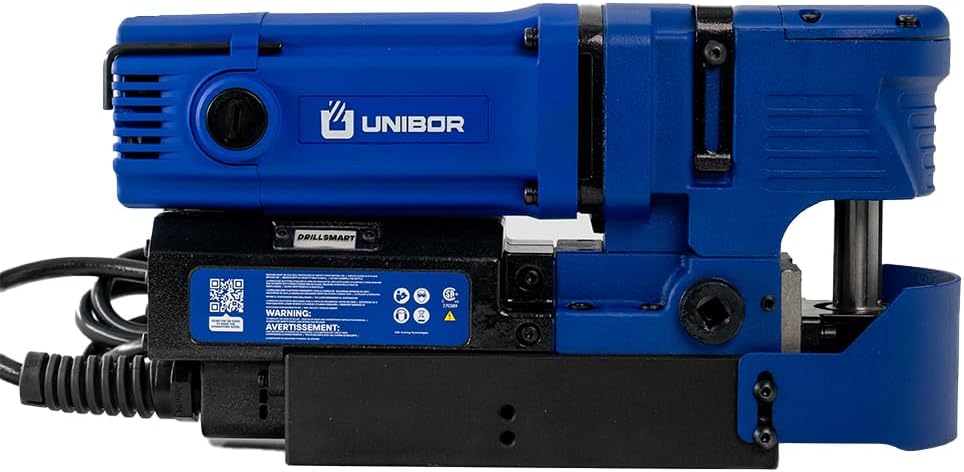 Unibor Low Profile Magnetic Drill Press - E5000LP ELITE Range 2" Cutter Capacity, Low Profile Mag Drilling Machine, Smart Control | LiftShield, LED Work Light, Variable Speed Lightweight 1200W Power
