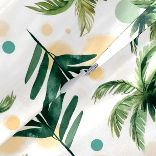 Fundas de almohada decorativas 50x50 con diseño moderno de palmera acuarela 5