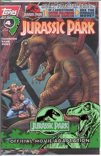 Jurassic Park #4 Special Collectors Edition With Trading Cards