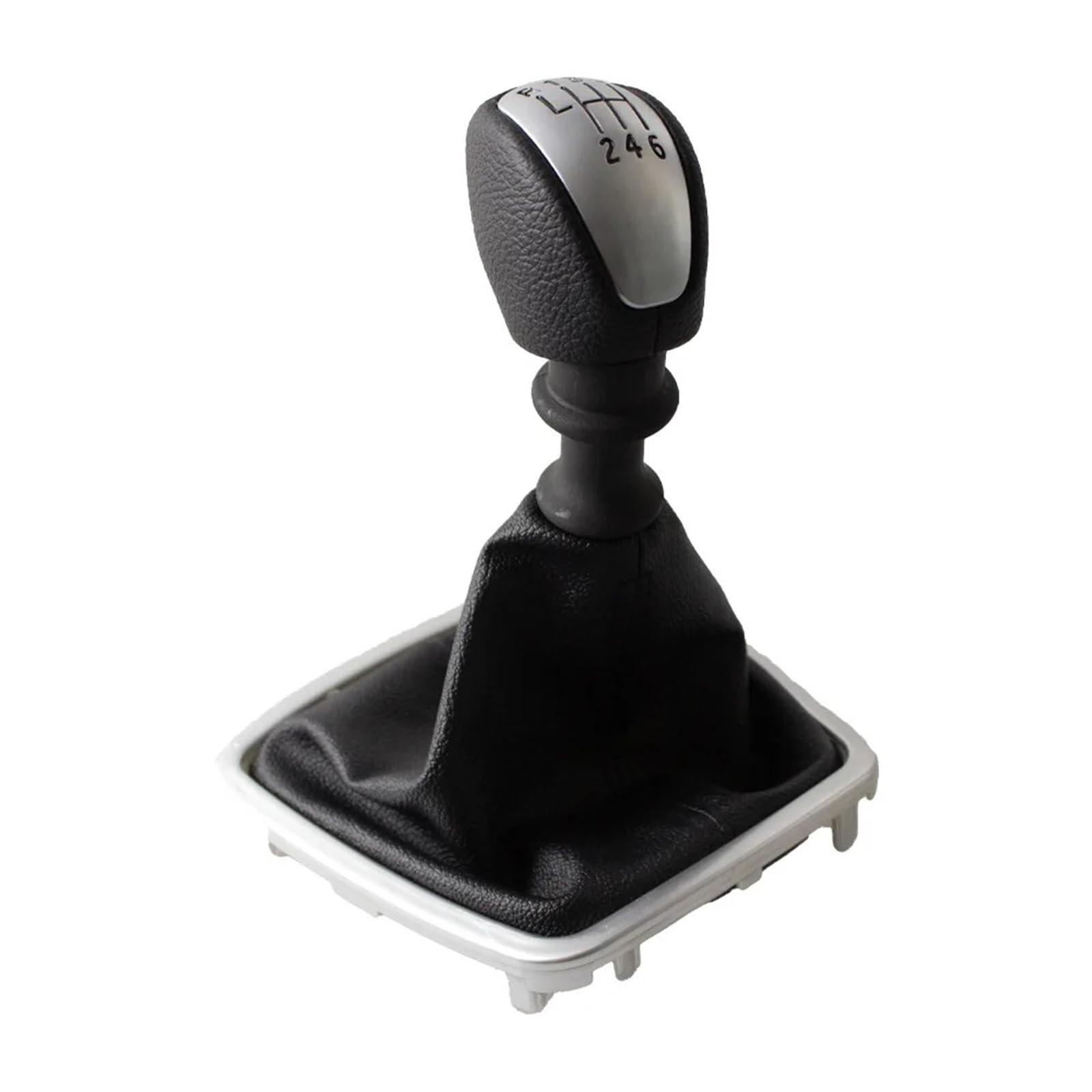 tusgt Knob Manual for Laguna III MK3 2007-2015 Car Manual 1 Set Gear Shift Knob Gaiter Boot Cover Lever Shifter Handle Stick