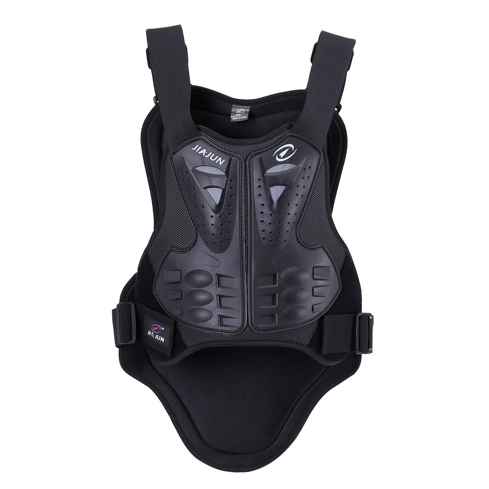 Huntinghome Adult Dirtbike Armor Vest Chest Back Spine Protector Body Guard Vest for Cycling, Skiing, Riding, Motocross (L)