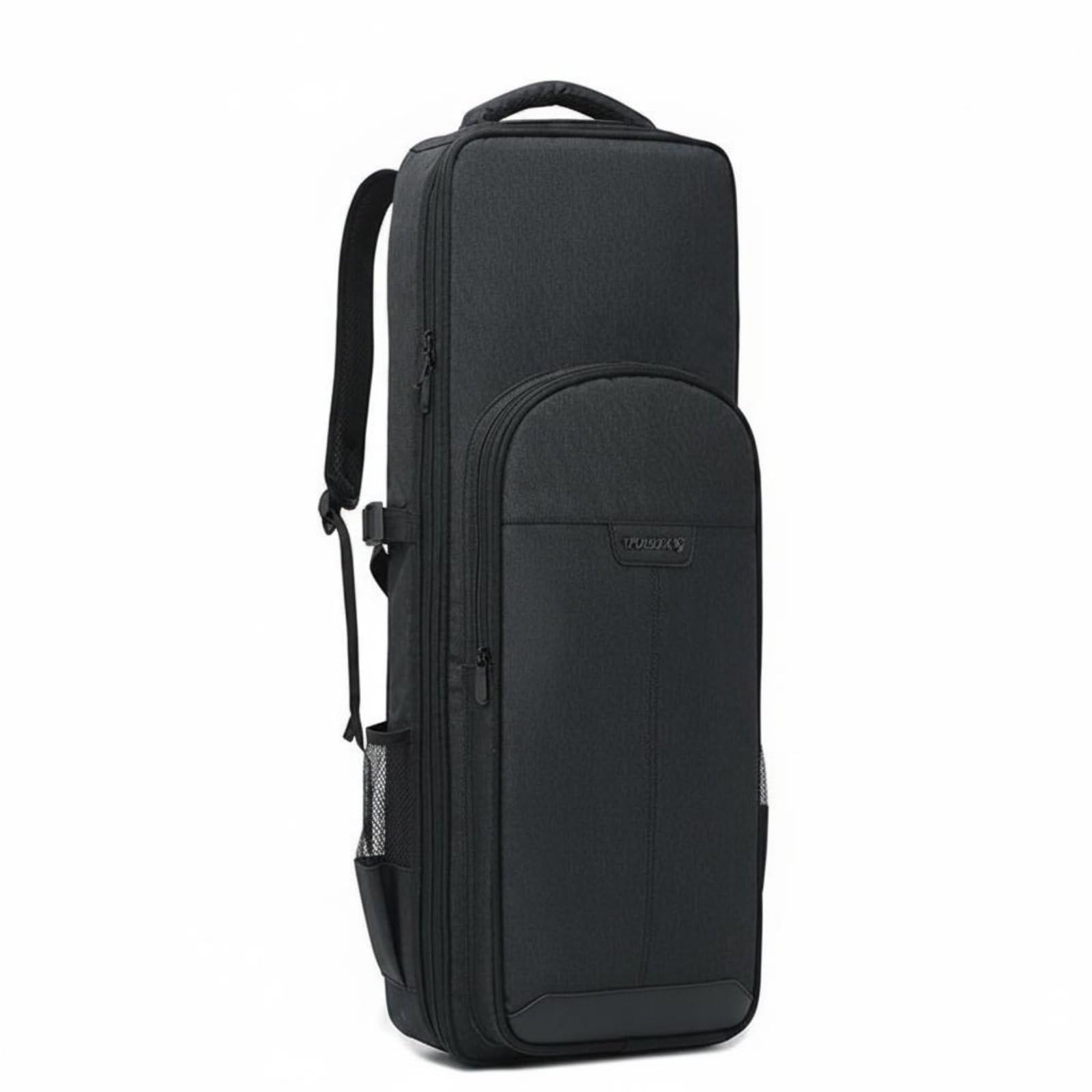 Blasinstrumente Tragetasche Elektronisches Blasinstrument Tasche Rucksack Hülle Etui mit Doppelkapazität Und Gepolstertem Aufbau für Reise Bühne Zuhause, Array, Schwarz