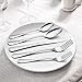LIANYU 40-Piece Silverware Set with 8 Steak Knives, Silverware Utensil Drawer Organizer, Stainless Steel Cutlery Flatware Eating Utensils Set Service for 8, Dishwasher Safe, Mirror Polished