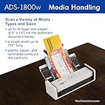 Brother ADS-1800W Wireless Compact Desktop Scanner | Scan Speeds of Up to 30ppm | 2.8" Color Touchscreen - Image 5