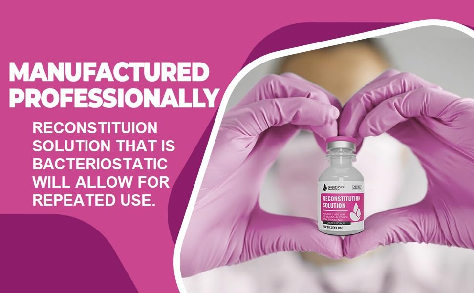 2 Pack of (30 mL) Quality Pure Reconstitution Solution