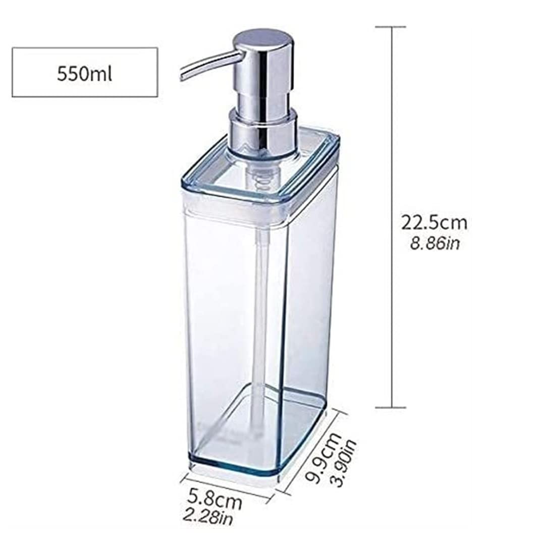 Amazon｜ソープディスペンサー せっけんディスペンサー アクリルクリア