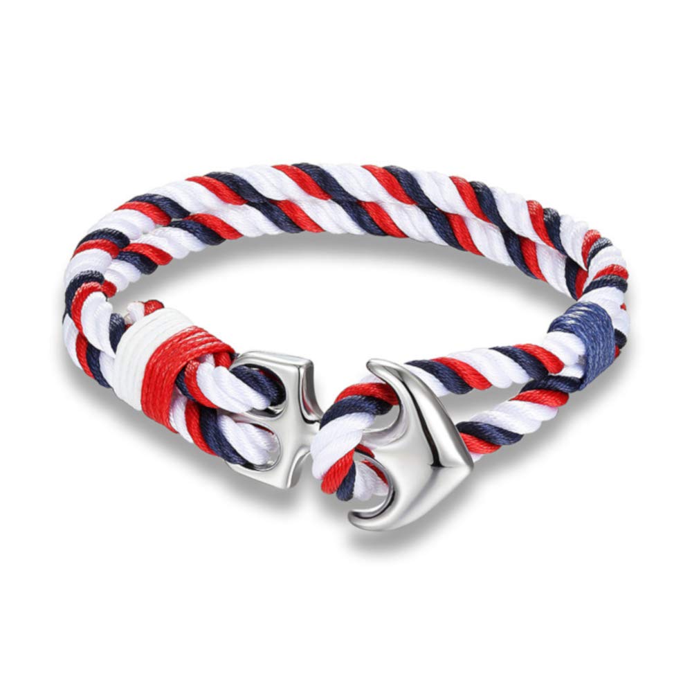 EXINOX Nautische ankerarmband | heren dames | pailletten van roestvrij staal | Sea Sailor Style, One Size, roestvrij staal, One Size, Roestvrij staal EXINOX Nautische ankerarmband | heren dames | pailletten van roestvrij staal | Sea Sailor Style, One Size, roestvrij staal, One Size, Roestvrij staal
