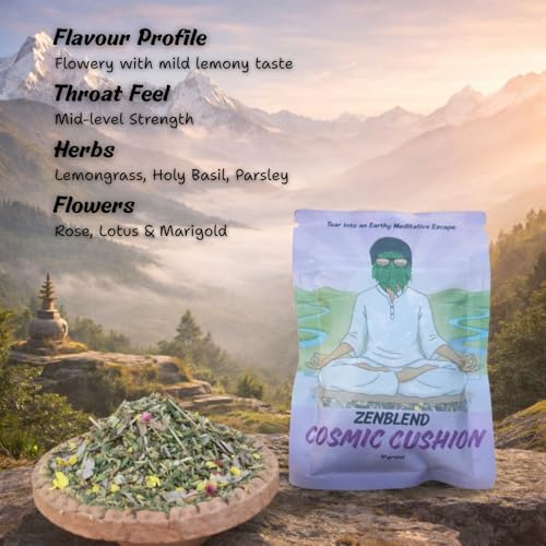 Image of ZenBlend | Cosmic Cushion | Herbal Smoking Blend | Natural Herbs Mix | Pack of 2