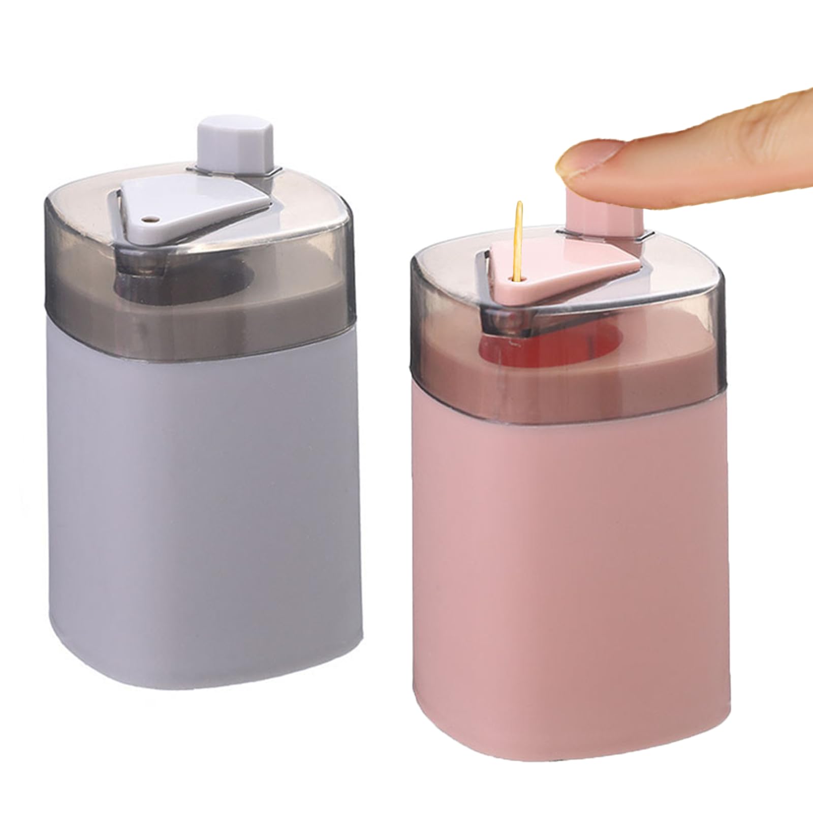BOBOAR Toothpick Holders Dispenser,Tooth Picks Holder Dispenser 2PCS (Automatic Pop Up)