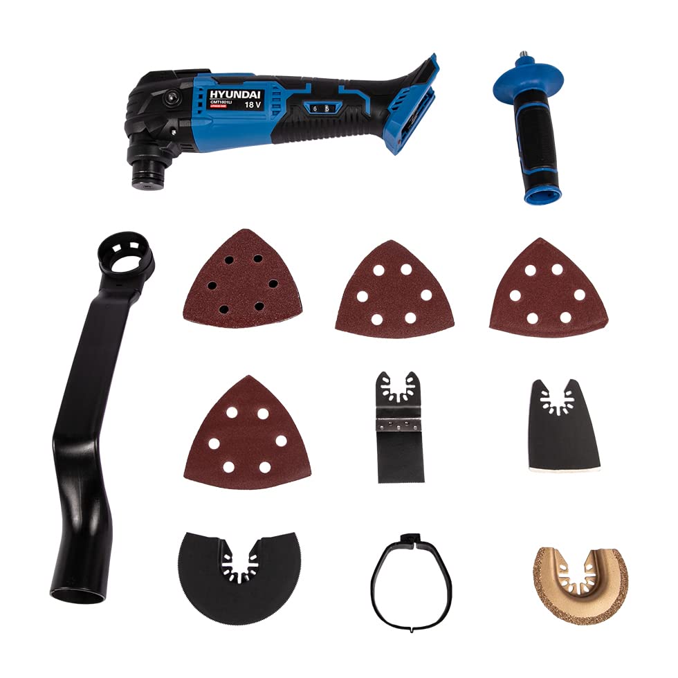 HYUNDAI Akku-Multifunktionswerkzeug CMT1801LI (SET mit 2 x Akku und 1 x Ladegerät) – Bild 6