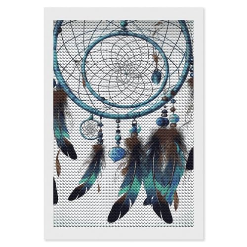 Kit peinture diamant adultes débutants amérindiens 5D toile adhésive 5D