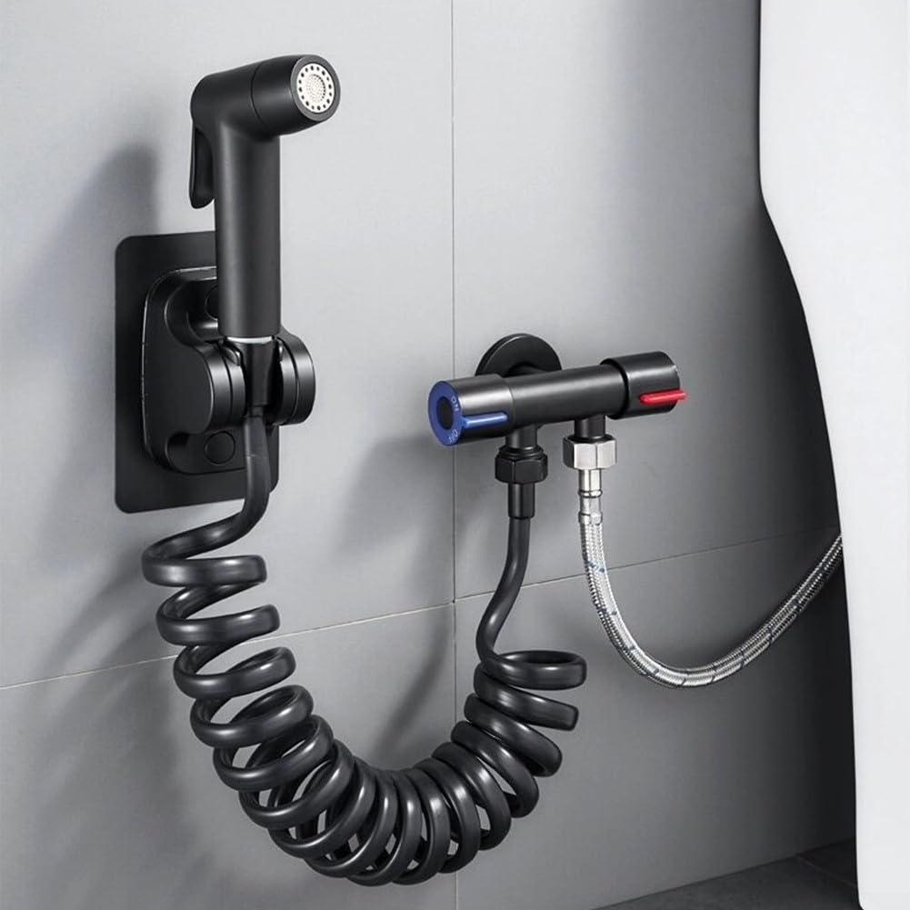 Hand Held Bidet Toilet Sprayer Head, Pressurized Shower Nozzle, Portable Sprayer Bidet Faucet