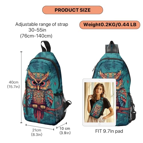 Sling Bag Travel Crossbody Backpack One Shoulder Pack Hiking chest Daypack for Women Waterproof Adjustable4