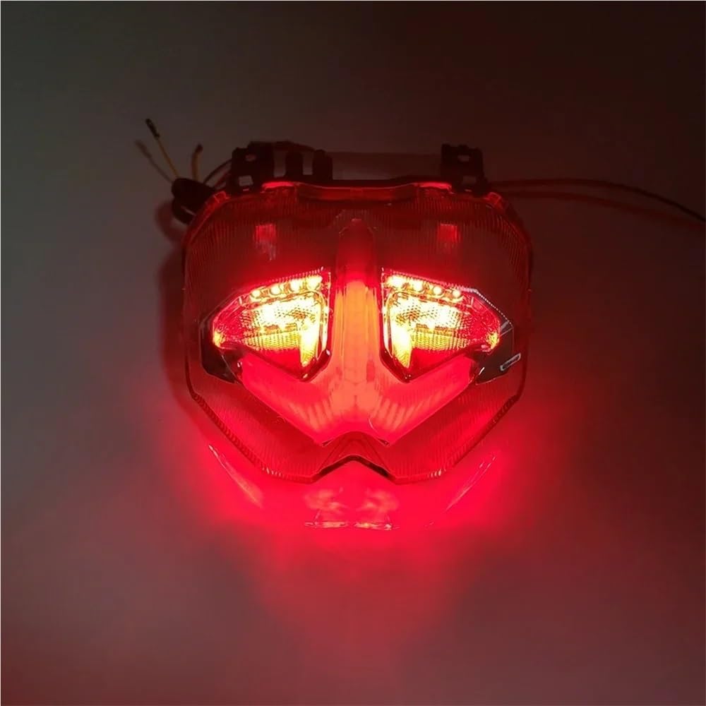 Moto Faros Freno Trasero​ Luz intermitente trasera LED integrada para