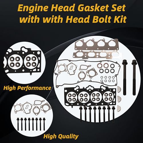 Javouka ES71313, HGS120,HBK124, HS26181PT Hs26181Pt Engine Head Gasket Set With Head Bolt Kit+Tckwp284A Engine Timing Belt Kit thumb #2