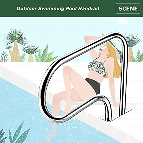 Garde-corps de piscine en acier inoxydable 304 durable et design