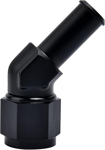 EVIL ENERGY 8AN hembra a manguera de púas de 12 pulgada giratoria de 45 grados